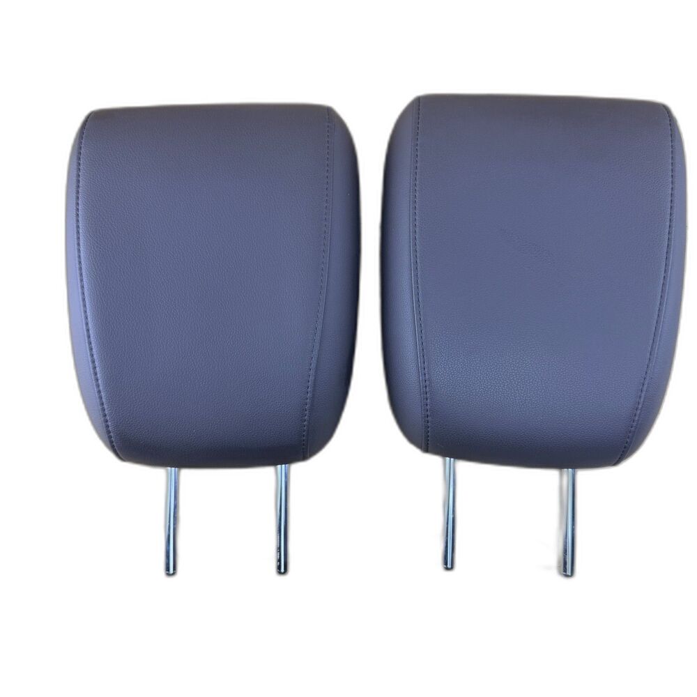 OEM 2011-2017 Honda Odyssey Headrest 3rd Row Rear Seat GRAY Leather (Set of 2)